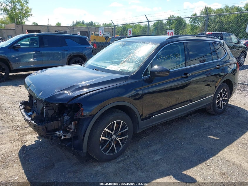 2021 Volkswagen Tiguan VIN 3VV2B7AX9MM067403 IAAI salvage auction — FRONT END, Mv-907A (New York), sold $4,850 on 2026-07-31 (photo 2)