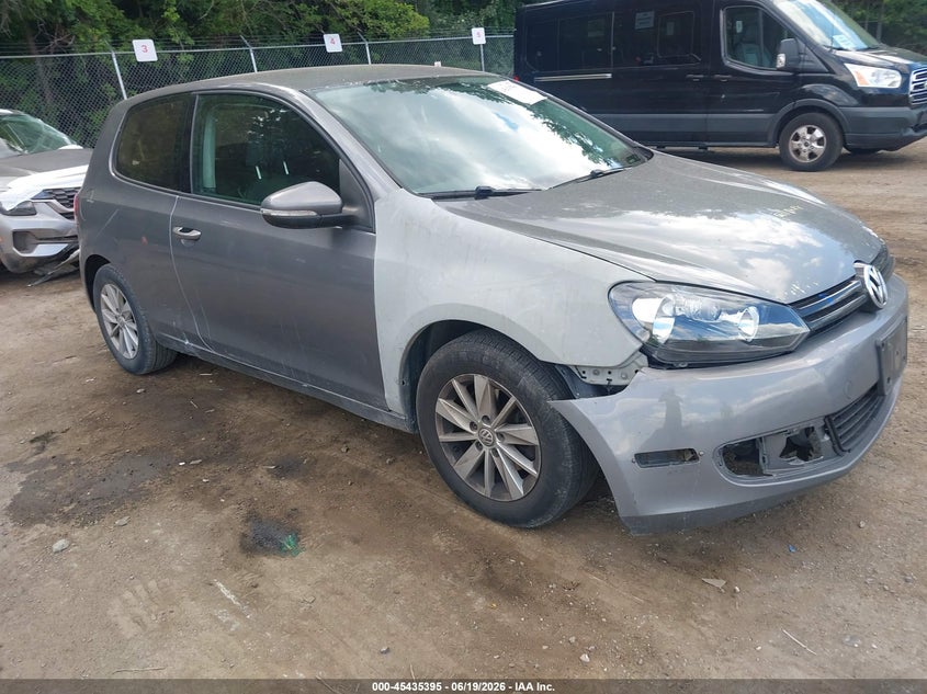 2010 Volkswagen Golf VIN WVWAA7AJ9AW273874 IAAI salvage auction — FRONT END, Salvage - Greater Than 75% (Maryland), sold $250 on 2026-07-14 (photo 1)