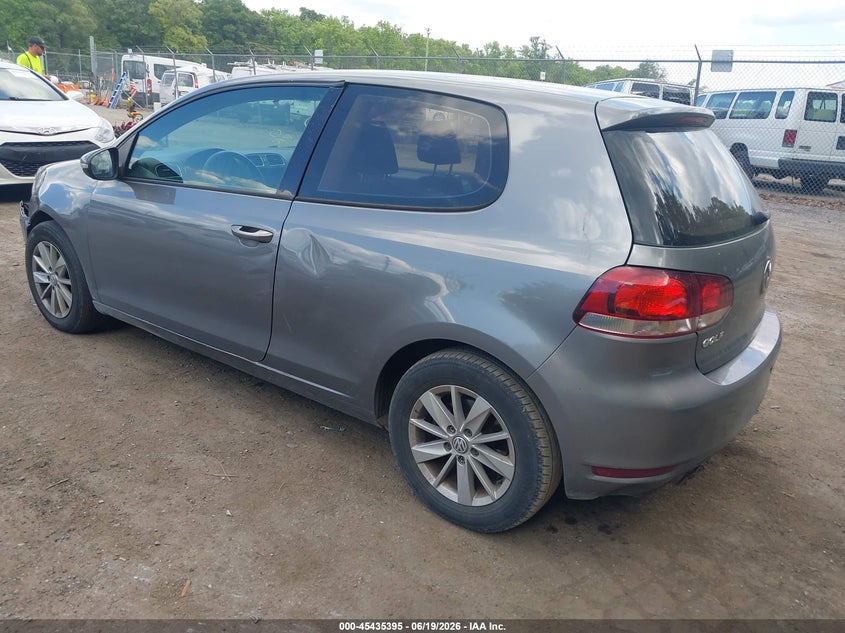 2010 Volkswagen Golf VIN WVWAA7AJ9AW273874 IAAI salvage auction — FRONT END, Salvage - Greater Than 75% (Maryland), sold $250 on 2026-07-14 (photo 3)