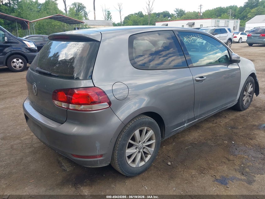 2010 Volkswagen Golf VIN WVWAA7AJ9AW273874 IAAI salvage auction — FRONT END, Salvage - Greater Than 75% (Maryland), sold $250 on 2026-07-14 (photo 4)