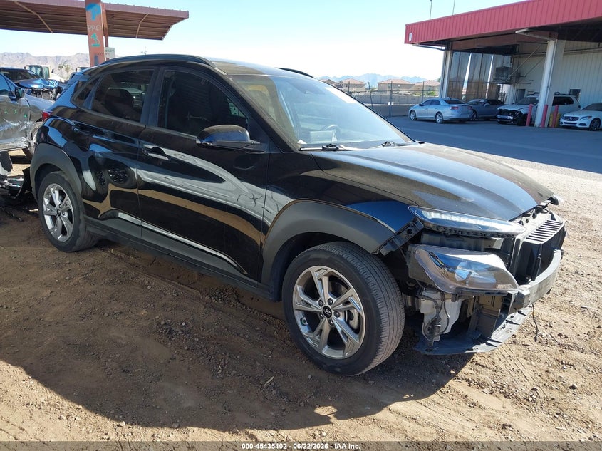 2023 Hyundai Kona VIN KM8K32AB3PU932171 IAAI salvage auction — FRONT END, Salvage (Arizona), sold $6,250 on 2026-07-14 (photo 1)