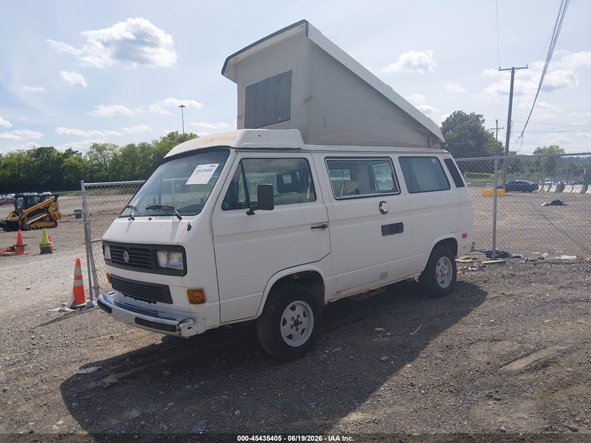 1987 Volkswagen Vanagon VIN WV2ZB0259HH097725 IAAI salvage auction — NORMAL WEAR, Clear (Tennessee), sold $2,175 on 2026-07-09 (photo 2)