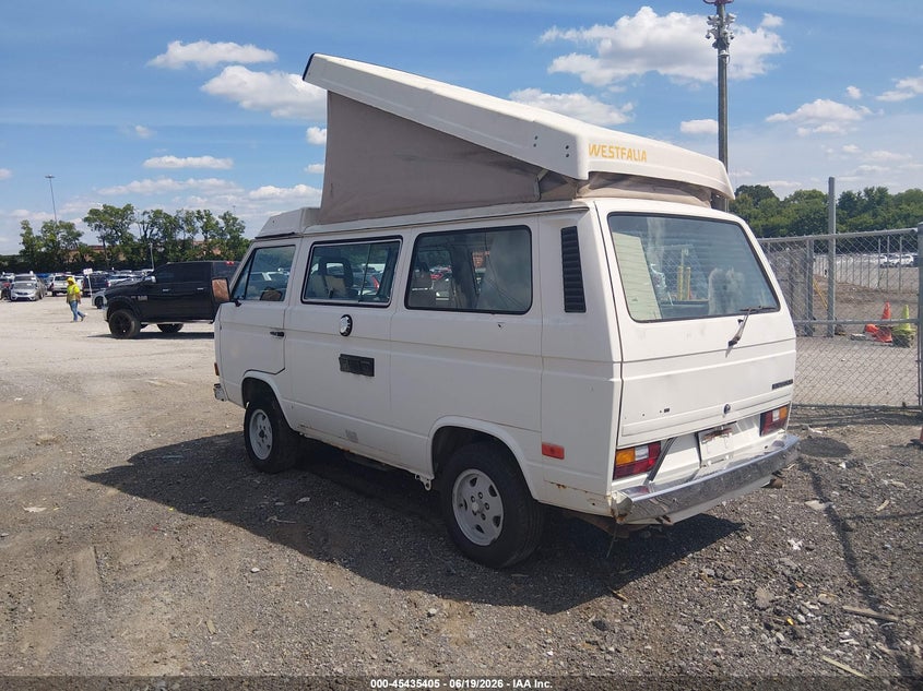 1987 Volkswagen Vanagon VIN WV2ZB0259HH097725 IAAI salvage auction — NORMAL WEAR, Clear (Tennessee), sold $2,175 on 2026-07-09 (photo 3)