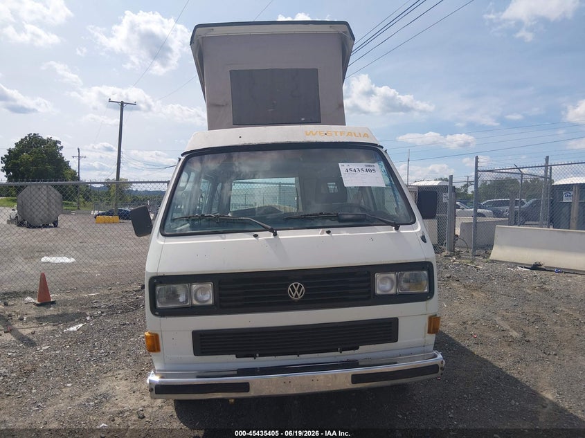 1987 Volkswagen Vanagon VIN WV2ZB0259HH097725 IAAI salvage auction — NORMAL WEAR, Clear (Tennessee), sold $2,175 on 2026-07-09 (photo 6)