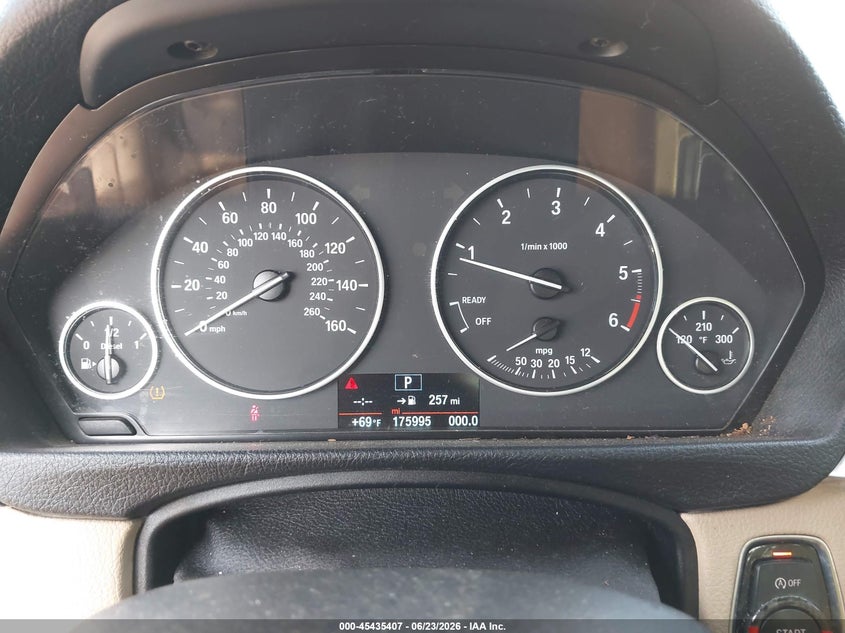 2014 BMW 3er VIN WBA3D5C54EKX95908 IAAI salvage auction — THEFT, Salvage Title, sold $1,050 on 2026-07-29 (photo 7)