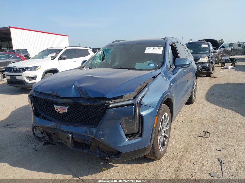 2025 Cadillac Xt4 VIN 1GYFZER46SF138722 IAAI salvage auction — FRONT END, Original (Texas), sold $9,975 on 2026-09-09 (photo 2)