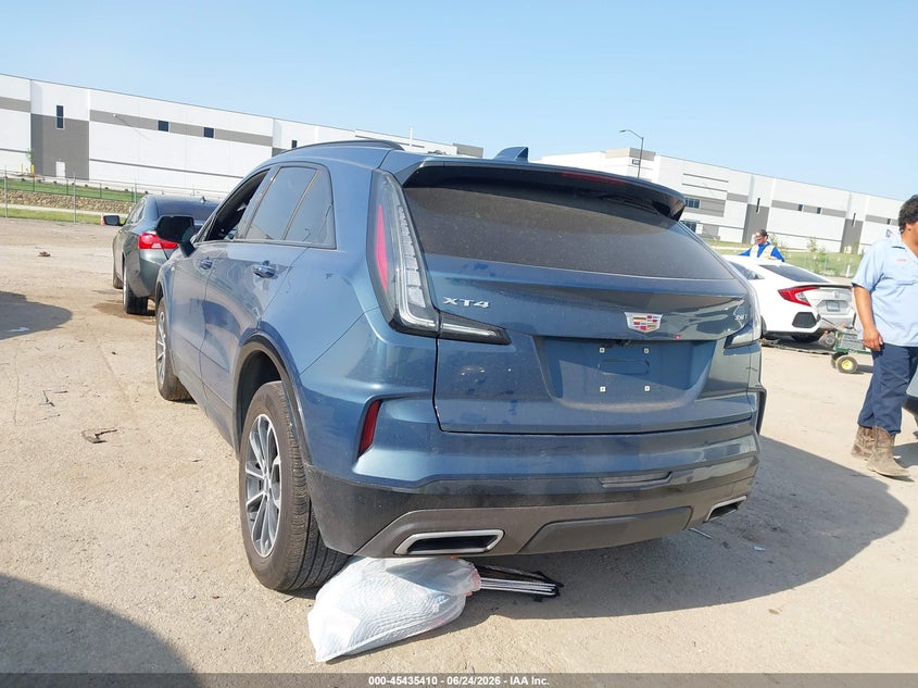 2025 Cadillac Xt4 VIN 1GYFZER46SF138722 IAAI salvage auction — FRONT END, Original (Texas), sold $9,975 on 2026-09-09 (photo 3)