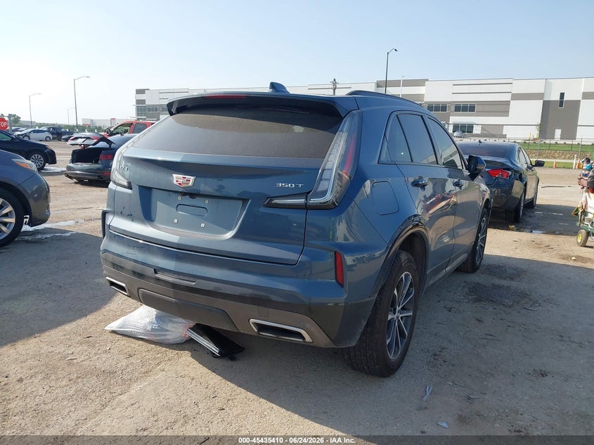 2025 Cadillac Xt4 VIN 1GYFZER46SF138722 IAAI salvage auction — FRONT END, Original (Texas), sold $9,975 on 2026-09-09 (photo 4)