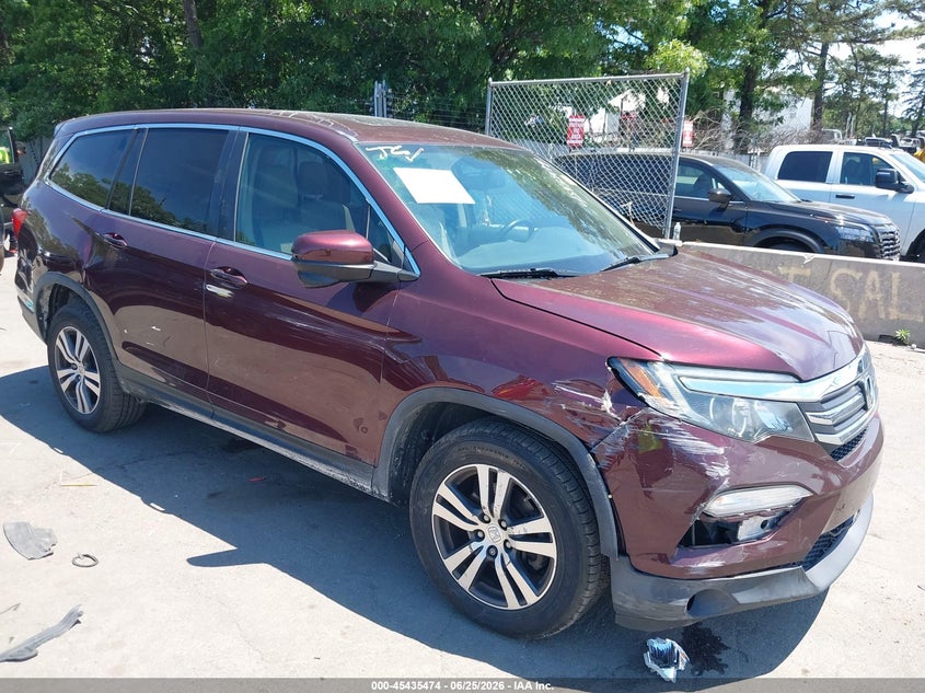 2016 Honda Pilot VIN 5FNYF6H5XGB044409 IAAI salvage auction — FRONT & REAR, Mv-907A (New York), sold $2,400 on 2026-07-09 (photo 6)