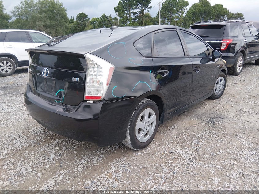 2011 Toyota Prius VIN JTDKN3DU6B1407715 IAAI salvage auction — REAR END, Salvage (Alabama), sold $1,400 on 2026-08-02 (photo 4)