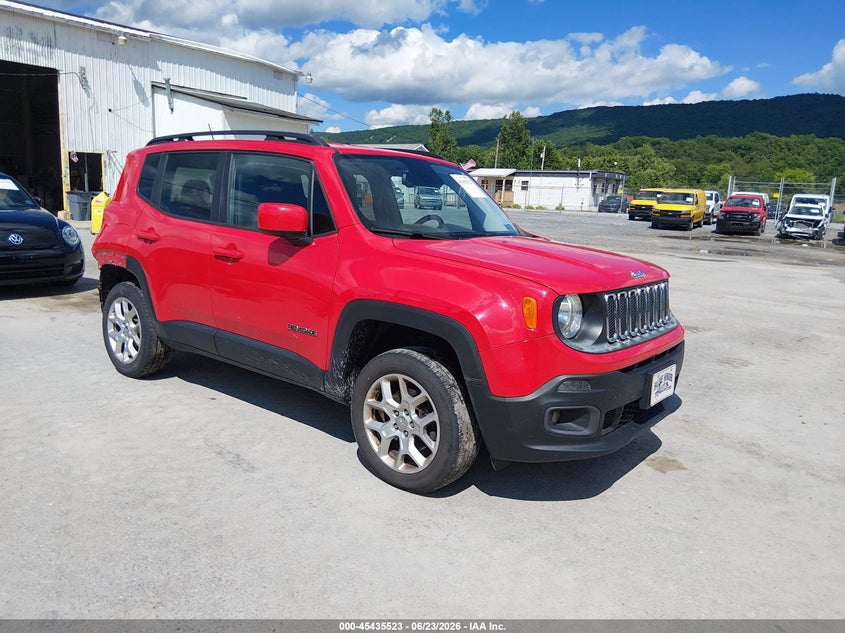 2017 Jeep Renegade VIN ZACCJBBB3HPF08814 IAAI salvage auction — REAR END, Salvage (Pennsylvania), sold $1,450 on 2026-07-15 (photo 1)