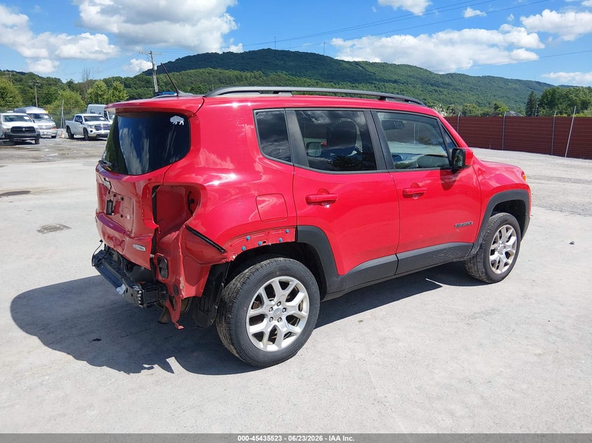 2017 Jeep Renegade VIN ZACCJBBB3HPF08814 IAAI salvage auction — REAR END, Salvage (Pennsylvania), sold $1,450 on 2026-07-15 (photo 4)