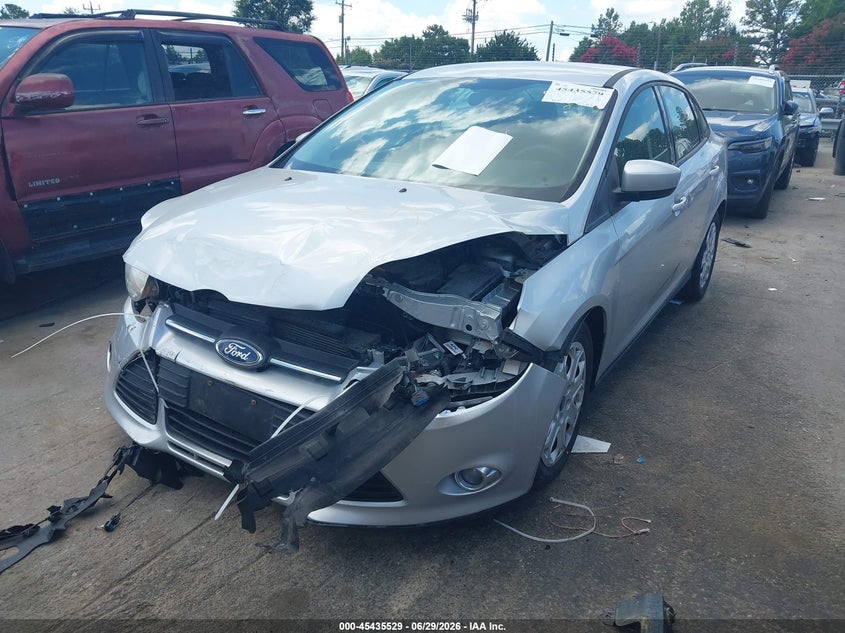 2012 Ford Focus VIN 1FAHP3F26CL222074 IAAI salvage auction — FRONT END, Salvage (North Carolina), sold $550 on 2026-07-27 (photo 2)