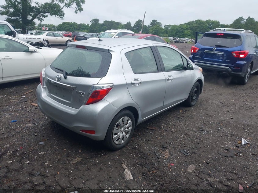 2014 Toyota Yaris VIN JTDKTUD39ED576701 IAAI salvage auction — FRONT END, Salvage (Arizona), sold $1,700 on 2026-07-05 (photo 4)