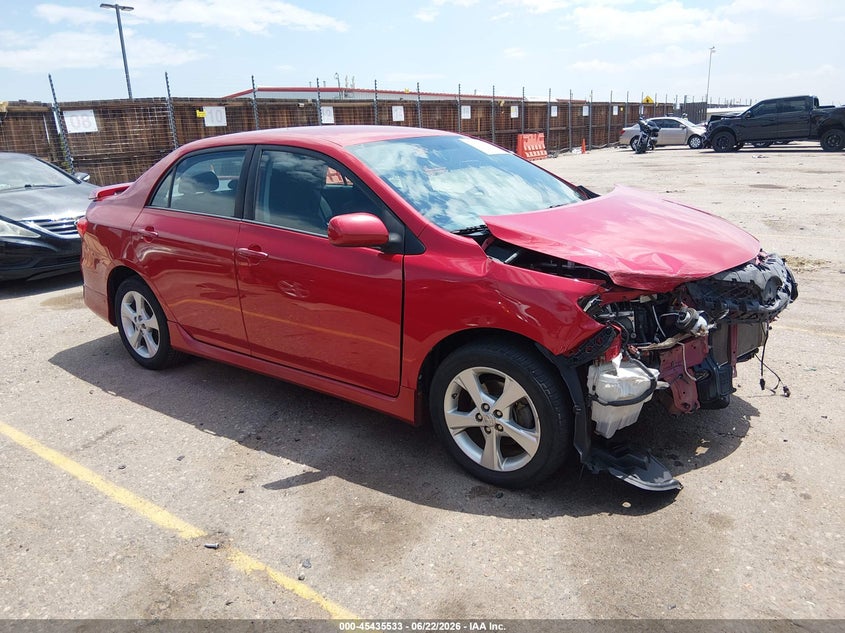 2013 Toyota Corolla VIN 5YFBU4EE0DP102080 IAAI salvage auction — FRONT END, Salvage (Colorado), sold $925 on 2026-07-28 (photo 1)