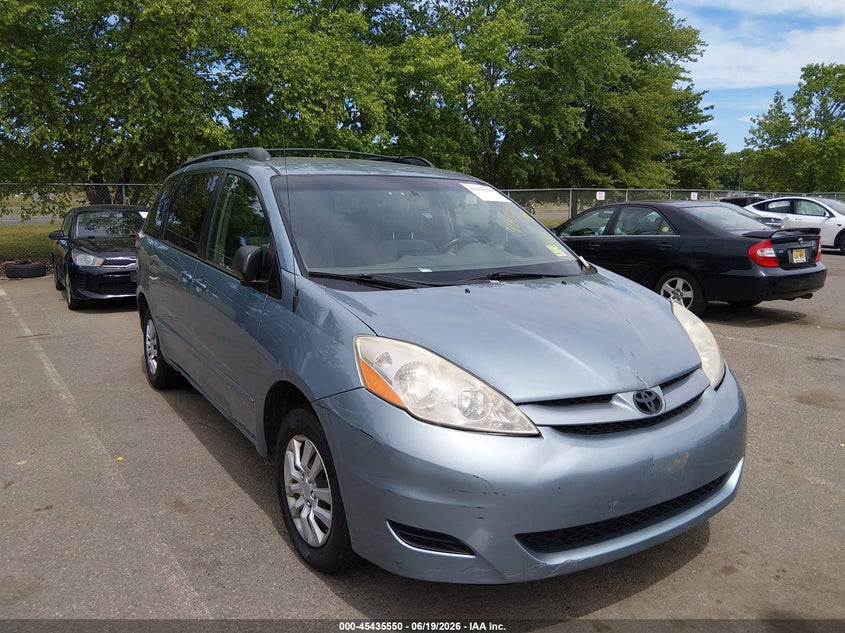 2006 Toyota Sienna VIN 5TDZA23CX6S550835 IAAI salvage auction — LEFT & RIGHT, Clear (New Jersey), sold $950 on 2026-07-27 (photo 1)