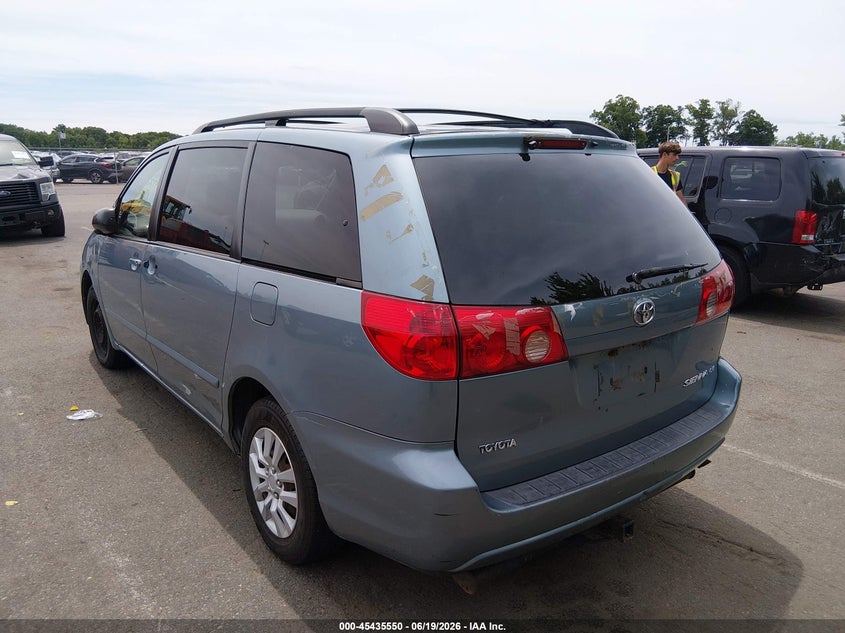 2006 Toyota Sienna VIN 5TDZA23CX6S550835 IAAI salvage auction — LEFT & RIGHT, Clear (New Jersey), sold $950 on 2026-07-27 (photo 3)