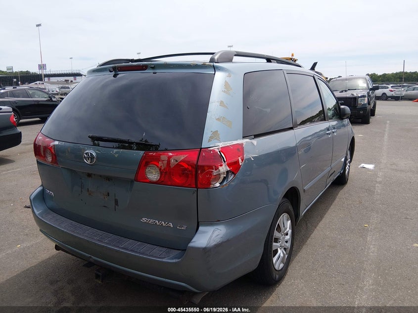 2006 Toyota Sienna VIN 5TDZA23CX6S550835 IAAI salvage auction — LEFT & RIGHT, Clear (New Jersey), sold $950 on 2026-07-27 (photo 4)