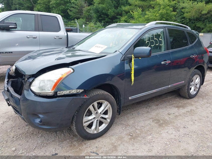 2013 Nissan Rogue VIN JN8AS5MV1DW122620 IAAI salvage auction — FRONT END, Salvage Title, sold $400 on 2026-07-29 (photo 2)