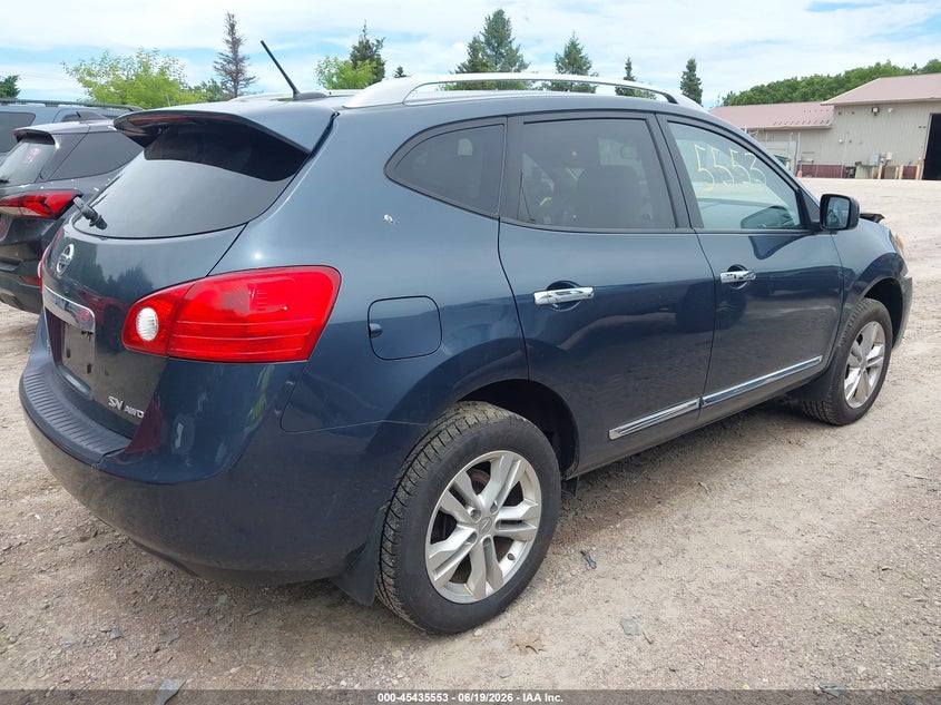 2013 Nissan Rogue VIN JN8AS5MV1DW122620 IAAI salvage auction — FRONT END, Salvage Title, sold $400 on 2026-07-29 (photo 4)