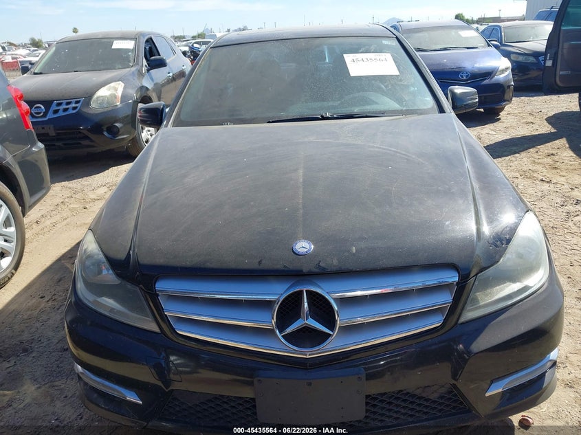 2013 Mercedes-benz C-klasse VIN WDDGF4HB8DR265816 IAAI salvage auction — NORMAL WEAR, Clear-Dealer Only (Arizona), sold $450 on 2026-07-20 (photo 6)