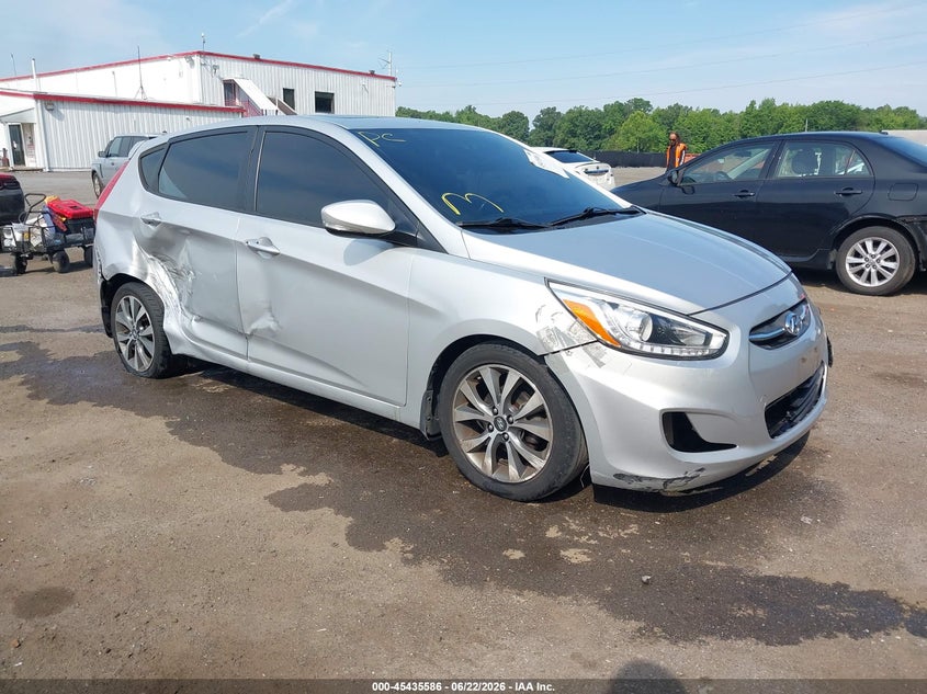 2015 Hyundai Accent VIN KMHCU5AE0FU220180 IAAI salvage auction — SIDE, Salvage - Greater Than 75% (Maryland), sold $500 on 2026-07-09 (photo 1)