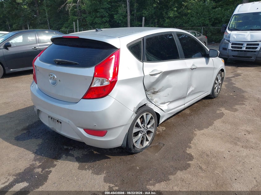 2015 Hyundai Accent VIN KMHCU5AE0FU220180 IAAI salvage auction — SIDE, Salvage - Greater Than 75% (Maryland), sold $500 on 2026-07-09 (photo 4)