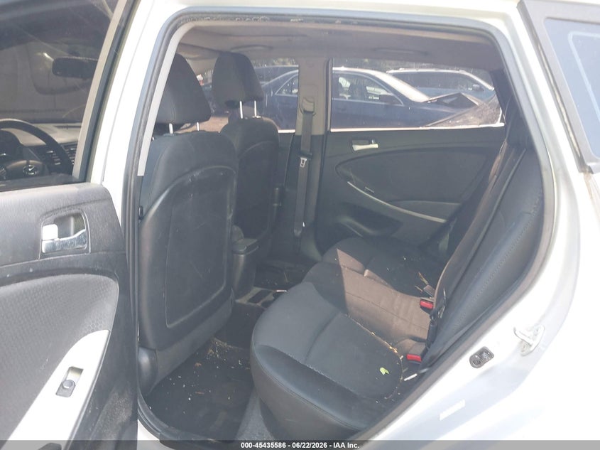 2015 Hyundai Accent VIN KMHCU5AE0FU220180 IAAI salvage auction — SIDE, Salvage - Greater Than 75% (Maryland), sold $500 on 2026-07-09 (photo 8)