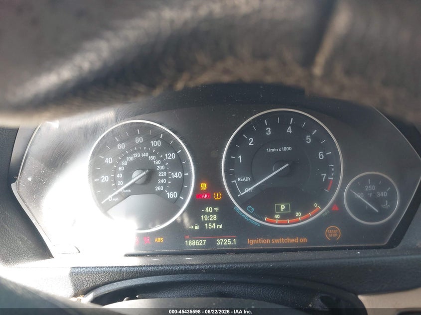 2014 BMW 3er VIN WBA3B3C58EJ980995 IAAI salvage auction — FRONT END, Clear (Massachusetts), sold $250 on 2026-07-07 (photo 7)