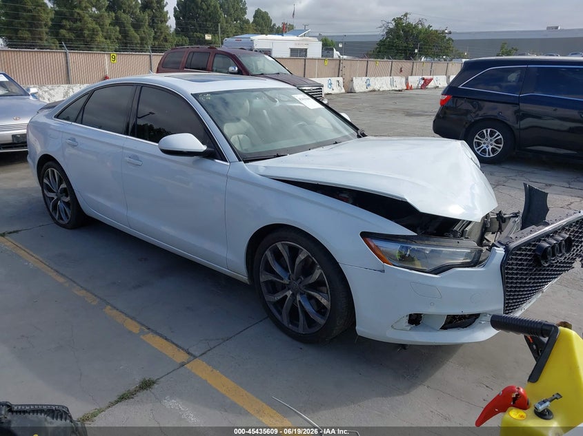 2013 Audi A6 VIN WAUGGAFC8DN132575 IAAI salvage auction — NORMAL WEAR, Salvage (California), sold $475 on 2026-07-29 (photo 1)