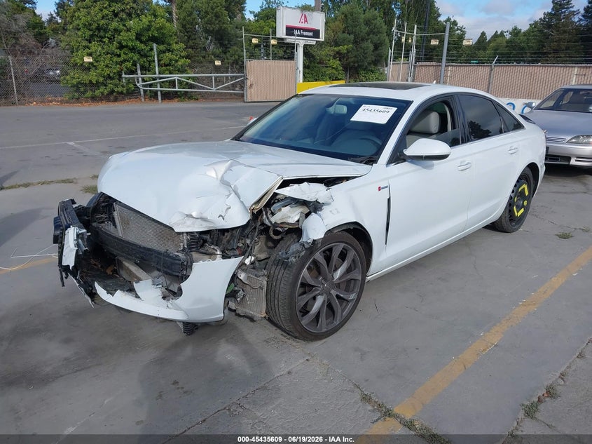 2013 Audi A6 VIN WAUGGAFC8DN132575 IAAI salvage auction — NORMAL WEAR, Salvage (California), sold $475 on 2026-07-29 (photo 2)