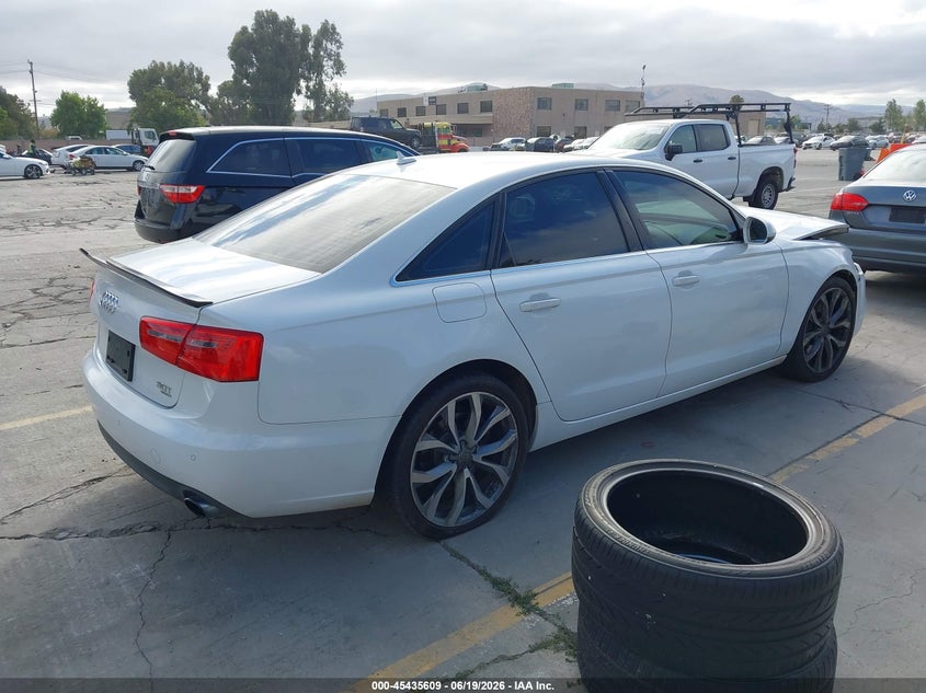 2013 Audi A6 VIN WAUGGAFC8DN132575 IAAI salvage auction — NORMAL WEAR, Salvage (California), sold $475 on 2026-07-29 (photo 4)