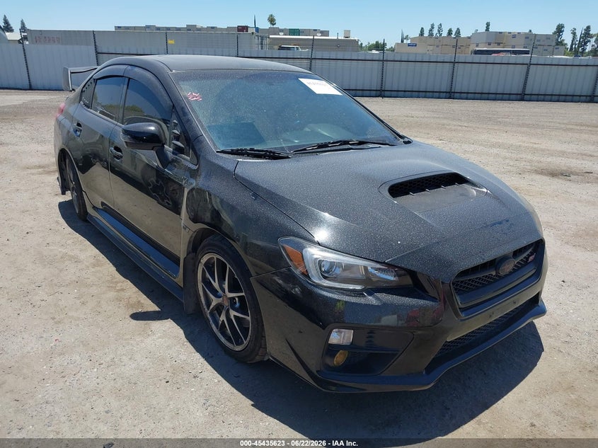 2016 Subaru Wrx sti VIN JF1VA2Z65G9811875 IAAI salvage auction — LEFT SIDE, Salvage (California), sold $8,200 on 2026-07-21 (photo 1)