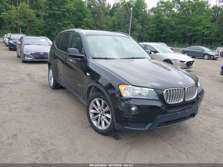 2013 BMW X3 VIN 5UXWX9C55D0A24853 IAAI salvage auction — NORMAL WEAR, Clear (Virginia), sold $1,225 on 2026-07-22 (photo 1)