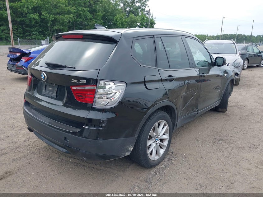 2013 BMW X3 VIN 5UXWX9C55D0A24853 IAAI salvage auction — NORMAL WEAR, Clear (Virginia), sold $1,225 on 2026-07-22 (photo 4)