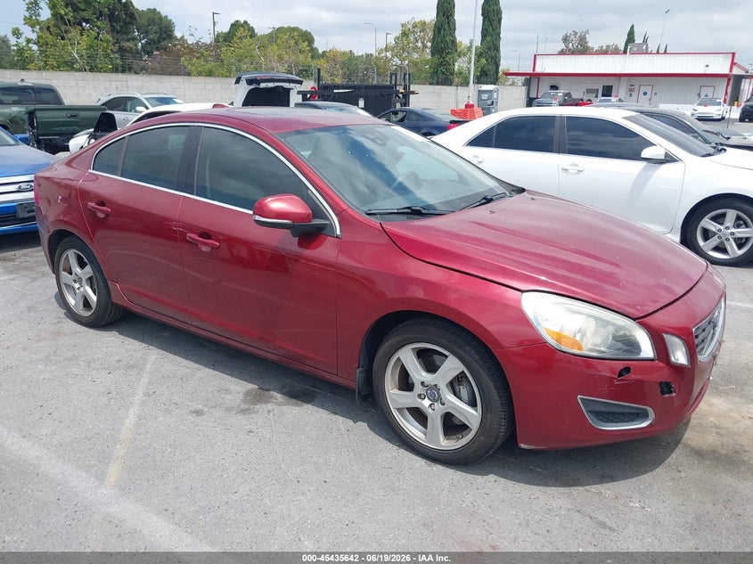 2012 Volvo S60 VIN YV1622FS7C2107977 IAAI salvage auction — LEFT SIDE, Salvage (Tennessee), sold $500 on 2026-07-24 (photo 1)
