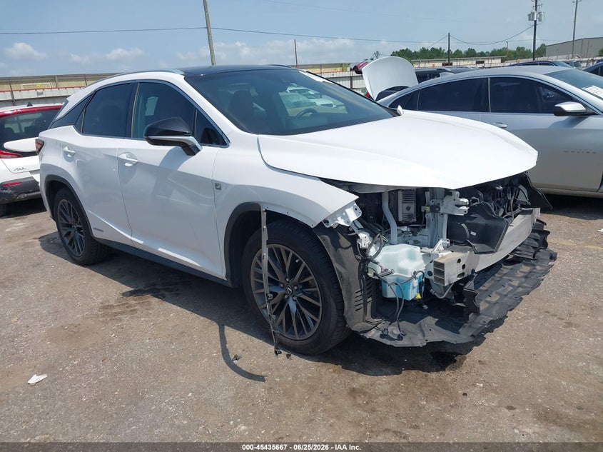 2019 Lexus RX 450h VIN 2T2BGMCAXKC038856 — IAAI salvage auction photo