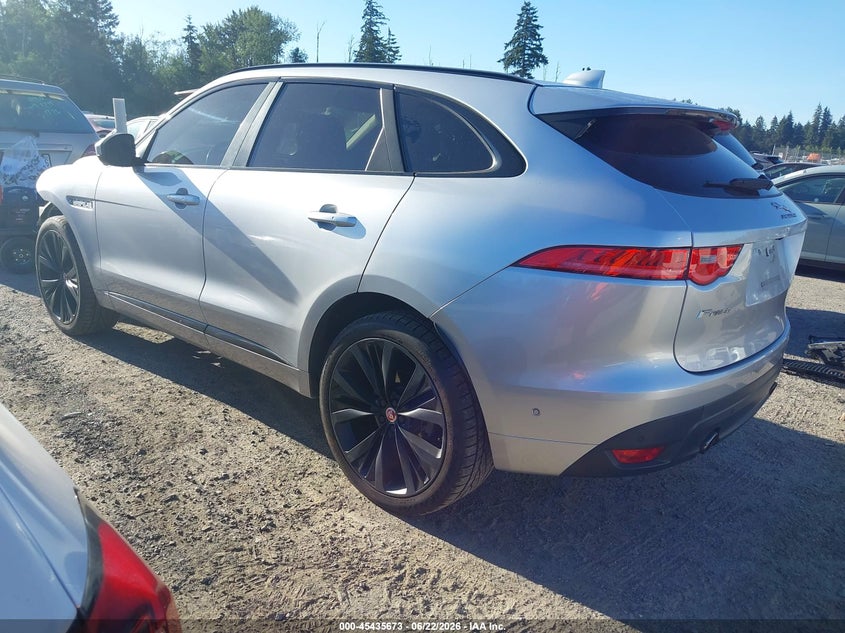 2017 Jaguar F-pace VIN SADCL2BV4HA067669 IAAI salvage auction — FRONT END, Salvage Title, sold $3,950 on 2026-07-29 (photo 3)
