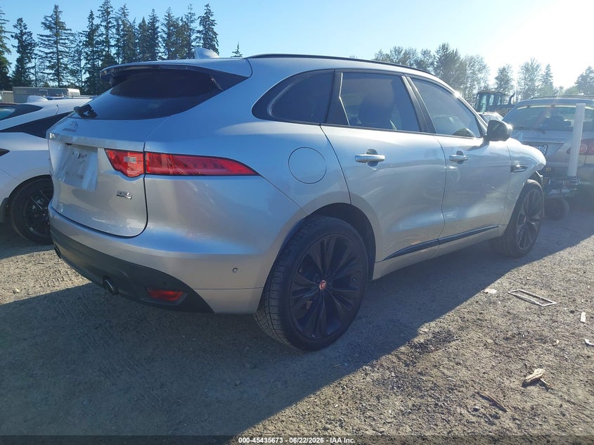 2017 Jaguar F-pace VIN SADCL2BV4HA067669 IAAI salvage auction — FRONT END, Salvage Title, sold $3,950 on 2026-07-29 (photo 4)