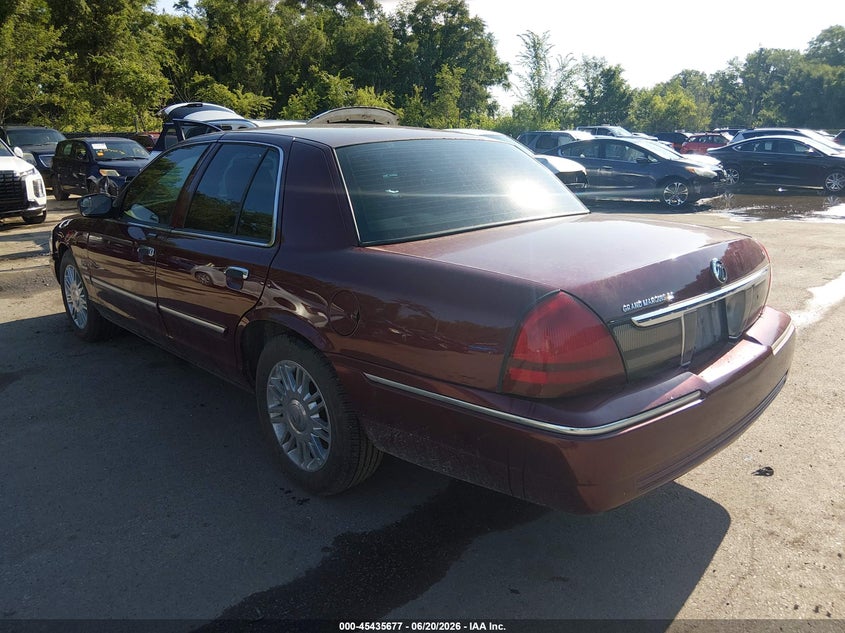 2009 Mercury Grand marquis VIN 2MEHM75V19X625198 IAAI salvage auction — FRONT END, Salvage (Missouri), sold $975 on 2026-07-22 (photo 3)