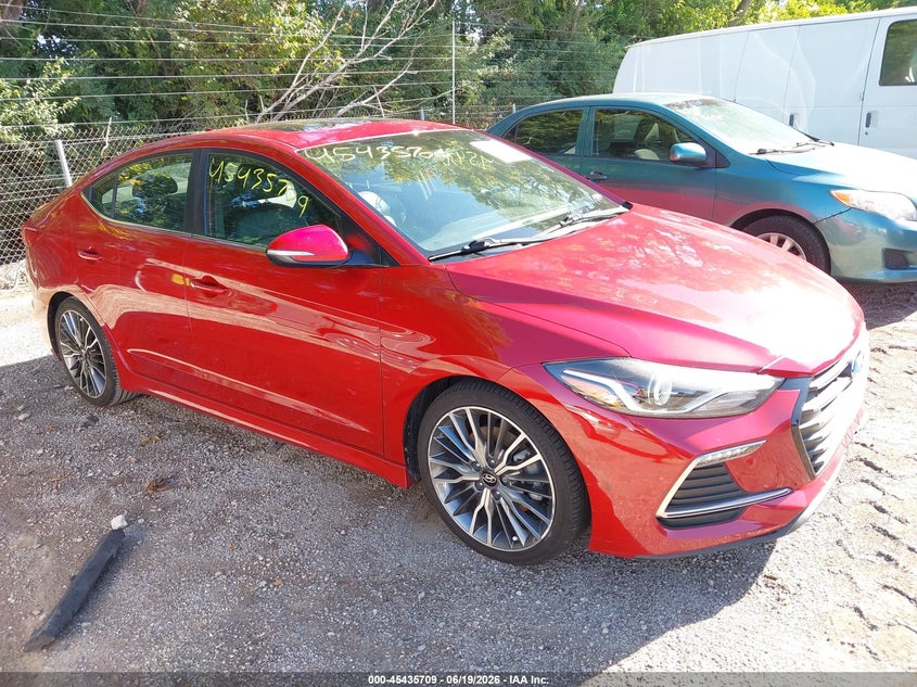 2018 Hyundai Elantra VIN KMHD04LB9JU530236 IAAI salvage auction — NORMAL WEAR, Clear (Indiana), sold $3,425 on 2026-07-15 (photo 1)