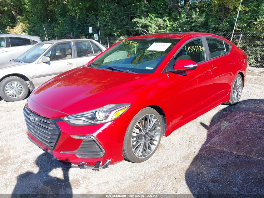 2018 Hyundai Elantra VIN KMHD04LB9JU530236 IAAI salvage auction — NORMAL WEAR, Clear (Indiana), sold $3,425 on 2026-07-15 (photo 2)