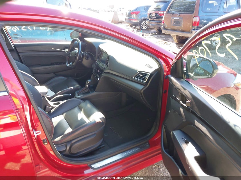 2018 Hyundai Elantra VIN KMHD04LB9JU530236 IAAI salvage auction — NORMAL WEAR, Clear (Indiana), sold $3,425 on 2026-07-15 (photo 5)