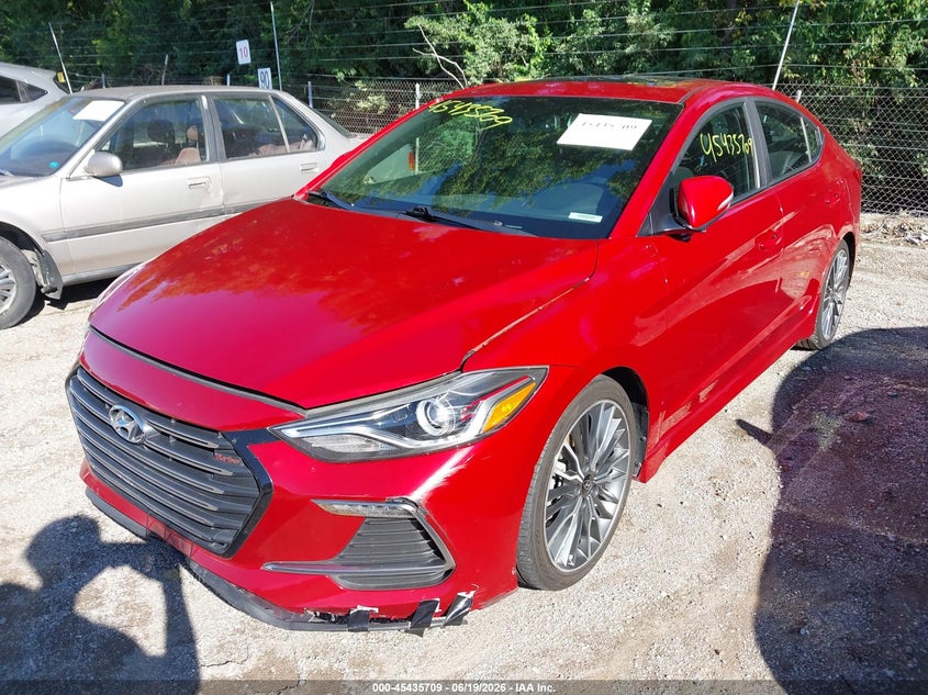 2018 Hyundai Elantra VIN KMHD04LB9JU530236 IAAI salvage auction — NORMAL WEAR, Clear (Indiana), sold $3,425 on 2026-07-15 (photo 6)
