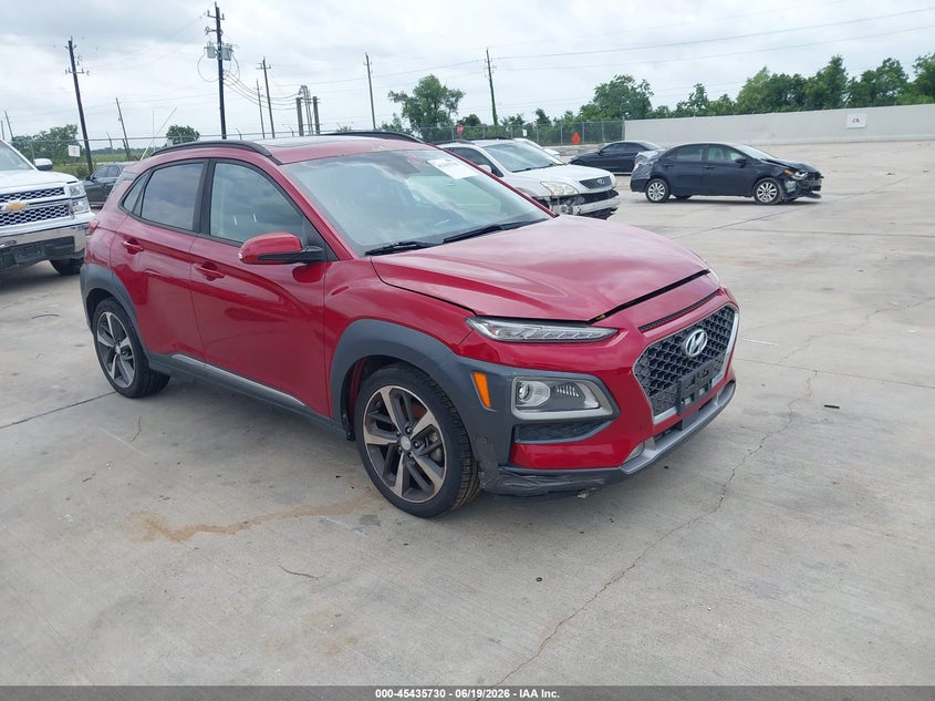 2018 Hyundai Kona VIN KM8K53A54JU130021 IAAI salvage auction — NORMAL WEAR, Original (Texas), sold $3,150 on 2026-07-24 (photo 1)