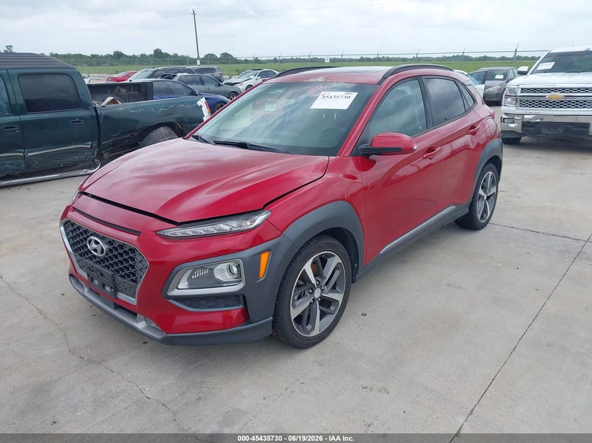 2018 Hyundai Kona VIN KM8K53A54JU130021 IAAI salvage auction — NORMAL WEAR, Original (Texas), sold $3,150 on 2026-07-24 (photo 2)
