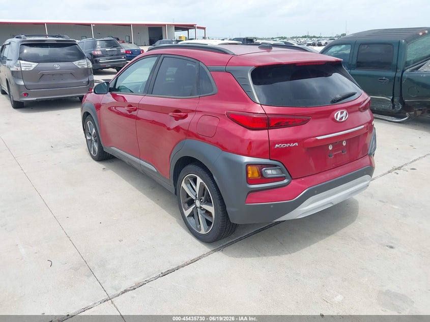 2018 Hyundai Kona VIN KM8K53A54JU130021 IAAI salvage auction — NORMAL WEAR, Original (Texas), sold $3,150 on 2026-07-24 (photo 3)