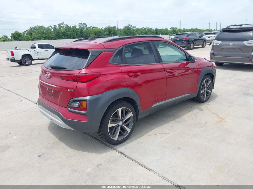 2018 Hyundai Kona VIN KM8K53A54JU130021 IAAI salvage auction — NORMAL WEAR, Original (Texas), sold $3,150 on 2026-07-24 (photo 4)