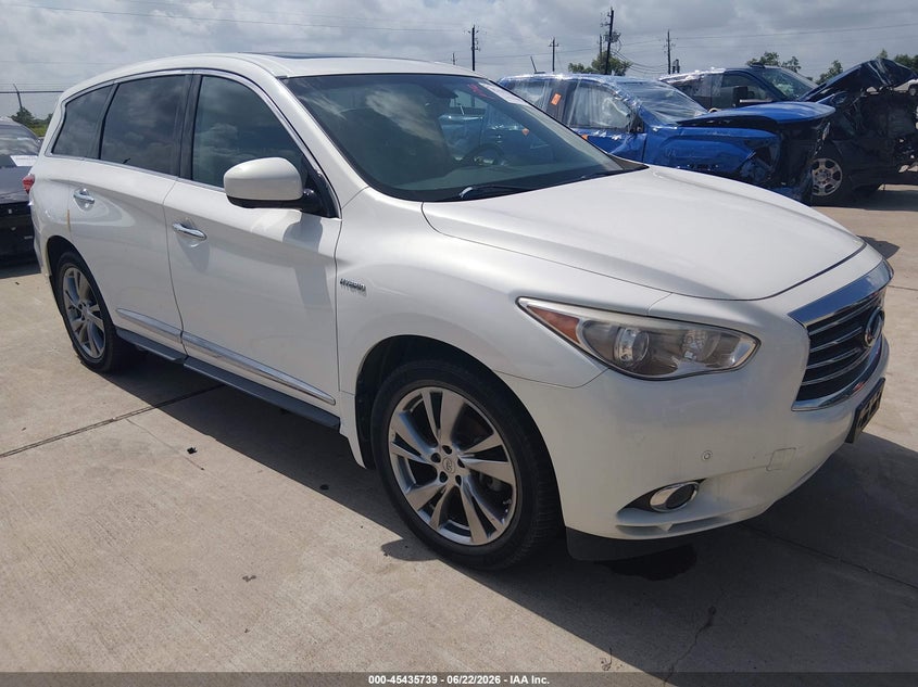 2014 Infiniti Qx60 VIN 5N1CL0MN8EC514058 IAAI salvage auction — NORMAL WEAR, Original (Texas), sold $1,975 on 2026-07-31 (photo 1)