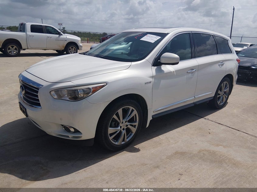 2014 Infiniti Qx60 VIN 5N1CL0MN8EC514058 IAAI salvage auction — NORMAL WEAR, Original (Texas), sold $1,975 on 2026-07-31 (photo 2)
